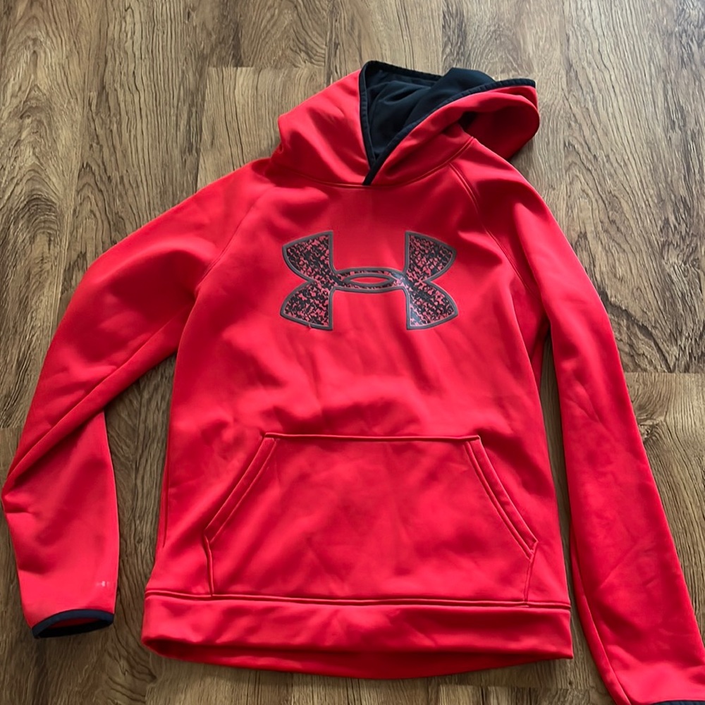 Youth large under armpit hoodie